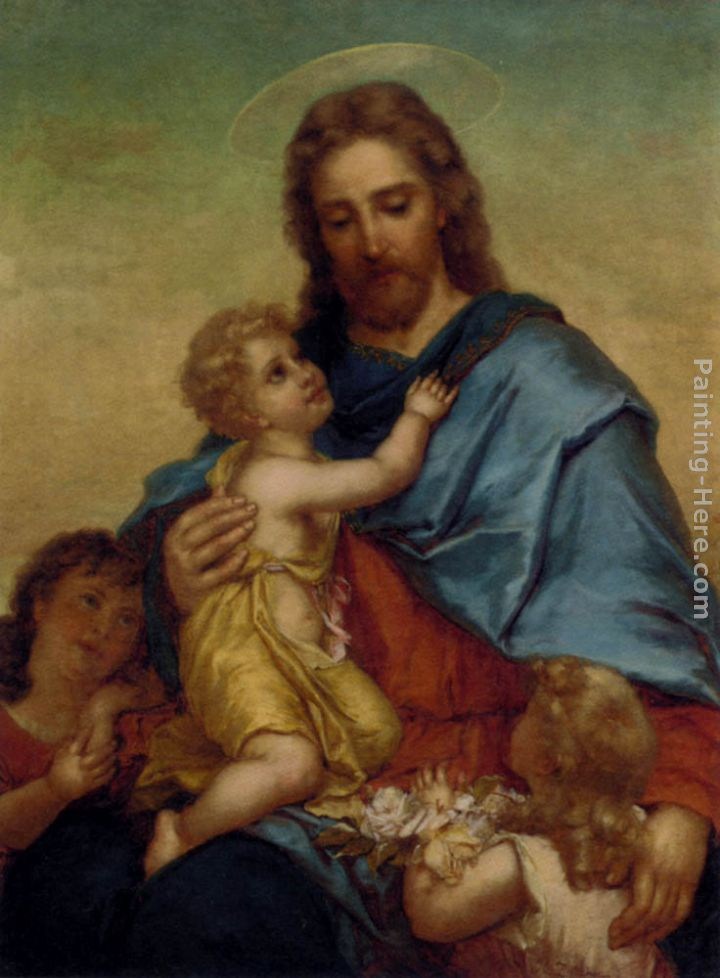 Hans Zatzka Divinity and Innocence